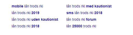 Lån trods RKI