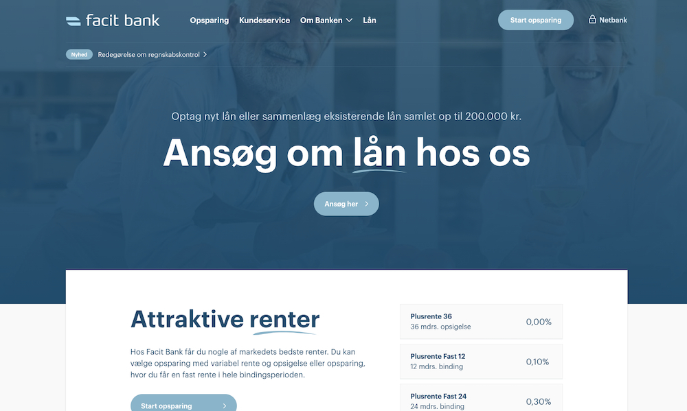 facit bank anmeldelse